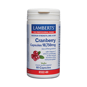 Lamberts Cranberry 18,750mg (as a 750mg extract) with Vitamin C 60tabs