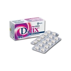Uni-pharma D3 Fix Extra 2000iu, 60 tabs, Ενισχυμένη Βιταμίνη για οστά & αρθρώσεις