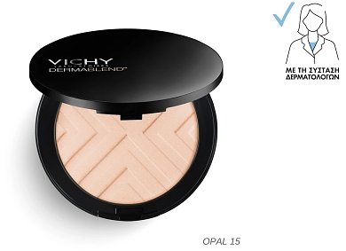 Vichy Dermablend Covermatte SPF25 Διορθωτικό Make-Up σε μορφή Compact Απόχρωση 15 | Opal 9.5g