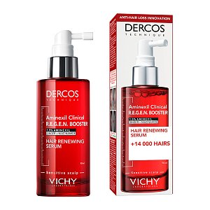 Vichy Dercos Aminexil Clinical R.E.G.E.N. BOOSTER , Τριχόπτωση - Ορός Ενδυνάμωσης Μαλλιών 90ml