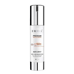 Froika Premium Sun Screen UVA Anti-Spot Spf50+ Αντηλιακό κατά των πανάδων 50ml.