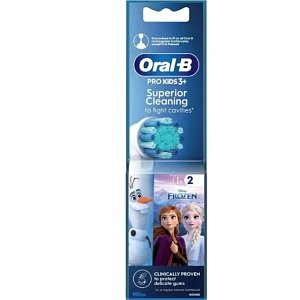Oral-B Pro Kids 3+ Superior Cleaning Frozen Ανταλλακτικές Κεφαλές Παιδικής Ηλεκτρικής Οδοντόβουρτσας , 2 τμχ