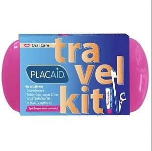 Plac Aid Promo Travel Kit Οδοντόβουρτσα & Οδοντόκρεμα & Flosser