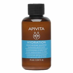 Apivita Mini Hydration Σαμπουάν Ενυδάτωσης με Υαλουρονικό Οξύ & Αλόη 75ml