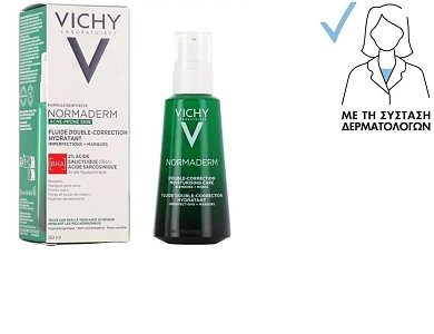 Vichy Normaderm Ενυδατική Κρέμα Διπλής Διόρθωσης για Ακμή 50ml