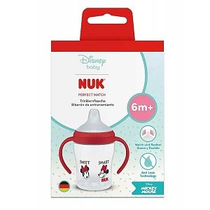 Nuk Perfect Match Learner Bottle 6m+ Κόκκινο 150ml