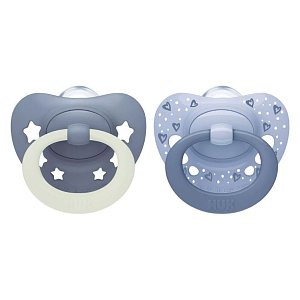 NUK First Choice Classic Day & Night Πιπίλες 18-36m, 2τμχ.