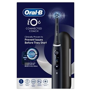 Oral-B iO Series 6 Black Lava Ηλεκτρική Οδοντόβουρτσα Μαύρη