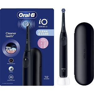 Oral-B iO Series 2 Clean & Care Electric Toothbrush with Travel Case 1 Τεμάχιο - Black