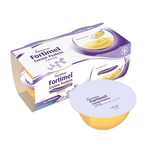 Nutricia Fortimel Creme Protein Ειδικό Συμπλήρωμα Διατροφής 4 x 125gr Βανίλια
