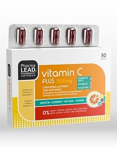Pharmalead Βιταμίνη C Plus 1500mg 10 Δισκία