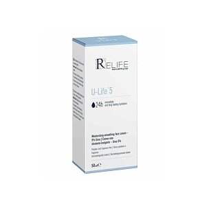 Menarini Relife U-Life 5 Κρέμα Προσώπου Ενυδάτωσης & Λείανσης 50ml