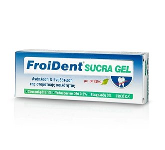 Froika FroiDent Sucra Gel 30ml , Τζελ για Ανάπλαση & Ενυδάτωση της Στοματικής Κοιλότητας