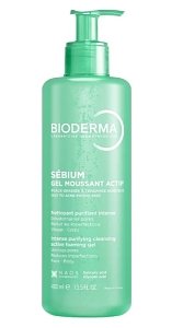 Bioderma Sebium Gel Moussant Actif Καθαρισμού για Πρόσωπο & Σώμα για Ακνεϊκές Επιδερμίδες 400ml