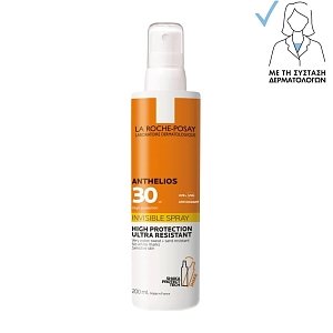 La Roche Posay Anthelios Invisible SPF30 Αντηλιακό Spray Σώματος 200ml