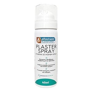 Alfashield Plaster Επίθεμα σε Μορφή Σπρέι, 40ml