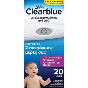 Clearblue Ψηφιακό Τεστ Ωορρηξίας, 20τεμ
