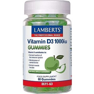 Lamberts Vitamin D3 1000iu Gummies 60 Ζελεδάκια