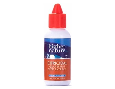 Higher Nature Citricidal Εκχύλισμα Σπόρων Γκρέιπφρουτ 25 ml