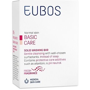 Eubos Solid Washing Bar Red Στερεή Πλάκα Καθαρισμού Προσώπου & Σώματος 125g