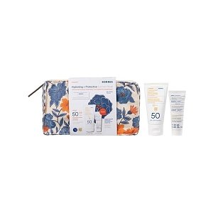 Korres Hydrating & Protective Suncare Ritual με Yoghurt Αντηλιακή Κρέμα Προσώπου με Χρώμα SPF 50, 50ml & Δώρο Greek Yoghurt Ενυδάτωση με Προβιοτικά Κρέμα-Gel, 20ml & Νεσεσέρ