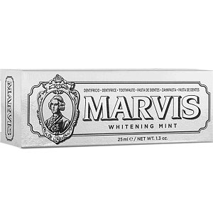 Marvis Whitening Mint Toothpaste Οδοντόκρεμα με Γεύση Μέντας, 25ml