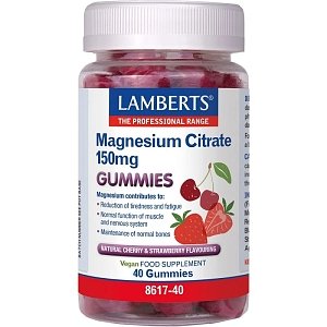 Lamberts Magnesium Citrate 150mg Gummies 40 Ζελεδάκια