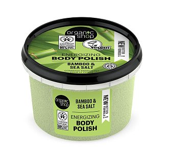 Natura Siberica Scrub Σώματος Energizing Μπαμπού & Θαλασσινό Αλάτι 250ml