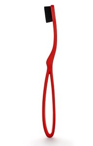 Intermed Professional Ergonomic Οδοντόβουρτσα Soft Κόκκινο Χρώμα 1τμχ