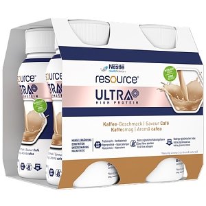 Nestle Resource Ultra High Protein Γεύση Καφέ  4X 200ml