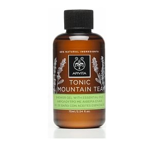 Apivita MIini Tonic Mountain Tea Αφρόλουτρο με Τσάι του Βουνού 75 ml