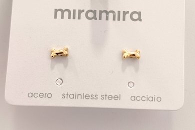 Inoplus Σκουλαρίκια Simple Bone Shaped Earring ART D5485C125-2 , 1 Ζευγάρι