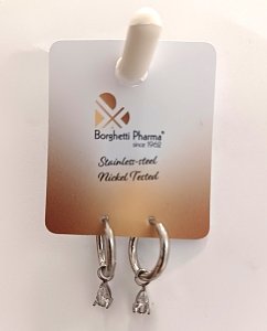 Inoplus Σκουλαρίκια Hoop Pendente Goccia Crystal ART 1120, 1 Ζευγάρι