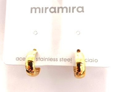 Inoplus Σκουλαρίκια Hoop Earrings Gold ART d5624c150-1, 1 Ζευγάρι