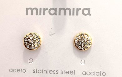 Inoplus Σκουλαρίκια Zirconia Earrings Gold Plated ART D5772C150-1, 1 Ζευγάρι