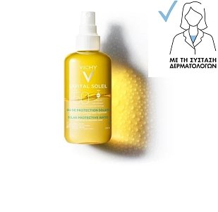 Vichy Ideal Soleil Αντηλιακό Νερό Προστασίας SPF50 για Ενυδάτωση 200ml