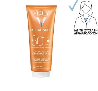 Vichy Capital Soleil SPF50 Αντηλιακό Γαλάκτωμα Προσώπου & Σώματος 300ml