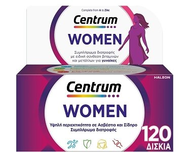 Centrum Promo Women, 120tabs Πολυβιταμίνη για την Γυναίκα (2 Χ 60 Δισκία)