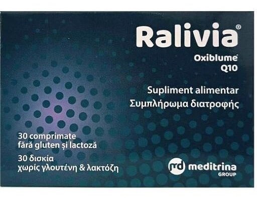 Ralivia Oxiblume Q10 30 δισκία - Συμπλήρωμα Διατροφής για την Καλή ...