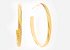 Inoplus Miramira Σκουλαρίκια Gold Plated Hoop D5793C199-1, 1 Ζεύγος