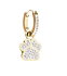Inoplus Σκουλαρίκια  Zampa Gold 0933 1 Ζευγάρι
