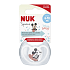 Nuk Disney Mickey Space Πιπίλα σιλικόνης, ιδανική για τη γνάθο 6-18m