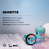 Organic Shop Thermo-Active Hot Body Scrub Thalasso Κατά της Κυτταρίτιδας & για Σύσφιξη Δέρματος με Θαλάσσια Άργιλο, Καφεΐνη & Βιολογικό Δεντρολίβανο 300ml
