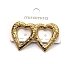 Inoplus Σκουλαρίκι Gold Heart Shaped Από Ανοξείδωτο Ατσάλι ART D2417A250-1