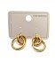 Inoplus Σκουλαρίκι Hanging Earrings Gold από Ανοξείδωτο Ατσάλι ART D0490A199-1