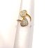 Inoplus Borghetti Pharma Stainless Steel Cuore Gold Δακτυλίδι Κάρδια ART 0937