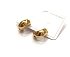 Inoplus Σκουλαρίκι Hoop Zirconia Gold Από Ανοξείδωτο Ατσάλι ART D5373C250-1