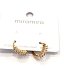 Inoplus Σκουλαρίκι Gold Plated Con Zirconias Από Ανοξείδωτο Ατσάλι ART D5879C350-1