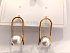 Inoplus Σκουλαρίκια Pearl Earrings Gold ART D1915C199-1, 1 Ζευγάρι